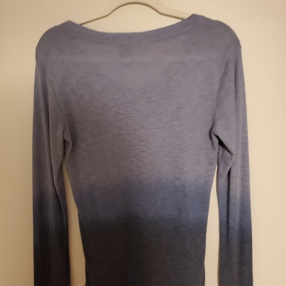 Rue 21 Ombre purple long sleeve shirt - Picture 3 of 5